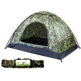 Wanderzelt für max. 3 Personen, 2x2m, tarnfarben Wanderzelt für max. 3 Personen, 2x2m, tarnfarben