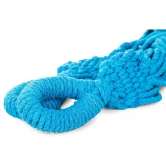 Faltbare Hängematte aus Baumwolle, grün-gelb-blau, 260x80cm Faltbare Hängematte aus Baumwolle, grün-gelb-blau, 260x80cm