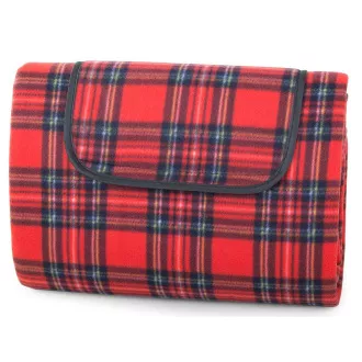 Picknickdecke mit wasserdichter Unterseite 150x200 cm, rot kariert