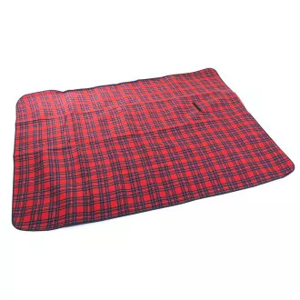 Picknickdecke mit wasserdichter Unterseite 150x200 cm, rot kariert