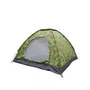 Wanderzelt für max. 2 Personen, 2x1,5m, Tarnfarbe