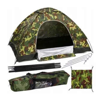 Touristikzelt für 4 Personen Camouflage 2 x 2,5 m