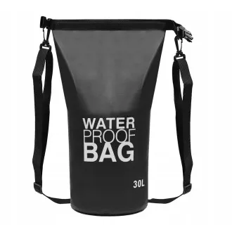 Wasserdichter Trockensack 30 l, Schwarz Wasserdichter Trockensack 30 l, Schwarz