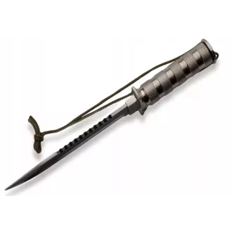 Taktisches Messer MILITARY FINKA SURVIVAL 35 cm schwarz/silber, Schwarz