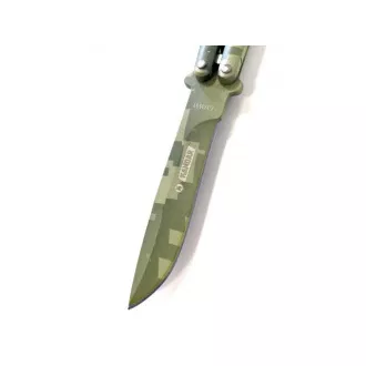 Klappbares Schmetterlingsmesser Kandar, CAMO 23cm