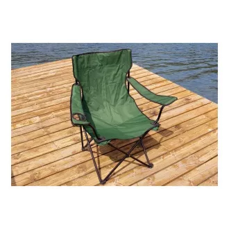 Klappbarer Campingstuhl, schwarz, grün Klappbarer Campingstuhl, schwarz, grün