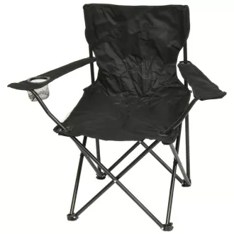 Klappbarer Campingstuhl, schwarz, grün Klappbarer Campingstuhl, schwarz, grün