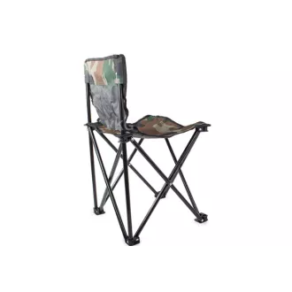 Klappbarer Campingstuhl (ohne Armlehnen), camouflage, Light camouflage