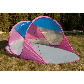 Strand-Faltzelt PARAWAN, rosa-blau Strand-Faltzelt PARAWAN, rosa-blau