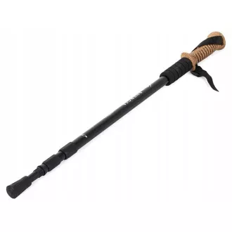 Nordic Walking-Trekkingstöcke mit ergonomischem Korkgriff, 135 cm, 2 Stück, Schwarz Nordic Walking-Trekkingstöcke mit ergonomischem Korkgriff, 135 cm, 2 Stück, Schwarz