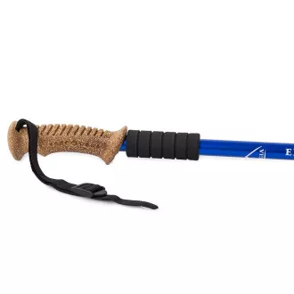 Nordic Walking-Trekkingstöcke mit ergonomischem Korkgriff, 135 cm, 2 Stück, Schwarz Nordic Walking-Trekkingstöcke mit ergonomischem Korkgriff, 135 cm, 2 Stück, Schwarz
