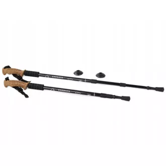 Nordic Walking-Trekkingstöcke mit ergonomischem Korkgriff, 135 cm, 2 Stück, Blau Nordic Walking-Trekkingstöcke mit ergonomischem Korkgriff, 135 cm, 2 Stück, Blau