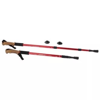 Nordic Walking-Trekkingstöcke mit ergonomischem Korkgriff, 135 cm, 2 Stück, Blau Nordic Walking-Trekkingstöcke mit ergonomischem Korkgriff, 135 cm, 2 Stück, Blau