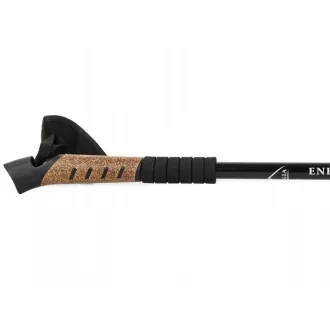 Nordic-Walking-Trekkingstöcke mit Korkgriff, 135 cm, 2 Stück, Schwarz Nordic-Walking-Trekkingstöcke mit Korkgriff, 135 cm, 2 Stück, Schwarz