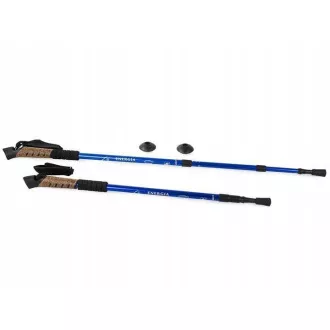 Nordic-Walking-Trekkingstöcke mit Korkgriff, 135 cm, 2 Stück, Rot Nordic-Walking-Trekkingstöcke mit Korkgriff, 135 cm, 2 Stück, Rot
