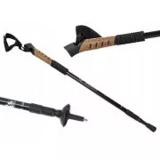 Nordic Walking Trekkingstöcke mit Korkgriff, 135 cm, 2 Stück, Blau