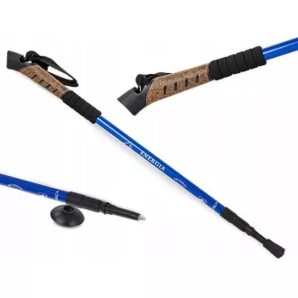 Nordic Walking Trekkingstöcke mit Korkgriff, 135 cm, 2 Stück, Blau Nordic Walking Trekkingstöcke mit Korkgriff, 135 cm, 2 Stück, Blau