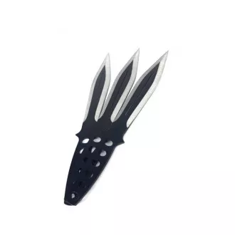 Wurfmesserset VENGEANCE, mit Scheide, 23 cm, 3 Stück