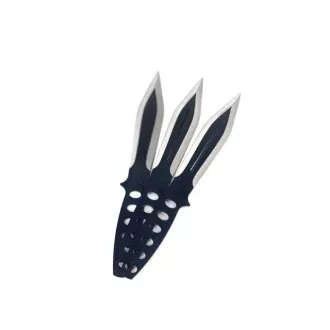 Wurfmesserset VENGEANCE, mit Scheide, 23 cm, 3 Stück