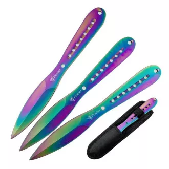 FOXTER Wurfmesserset, mit Scheide, 23 cm 3 Stück FOXTER Wurfmesserset, mit Scheide, 23 cm 3 Stück
