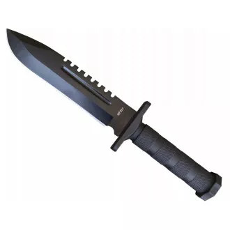 Militärmesser mit Feuerstein und Schärfer, 31 cm Militärmesser mit Feuerstein und Schärfer, 31 cm