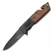 FOXTER Klappbares Wandermesser mit Holzgriff, 23 cm