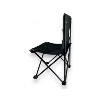 Großer klappbarer Campingstuhl 40x40x68 cm, Schwarz