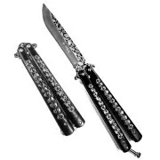 Taschen-Faltfliege, Schwarze Totenköpfe, 23,5 cm