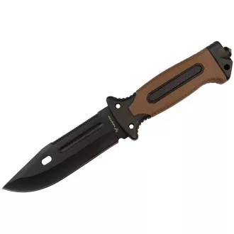 HASTAA Tactical Messer   Feuerstarter und Schärfer, 28 cm