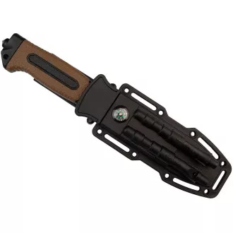 HASTAA Tactical Messer   Feuerstarter und Schärfer, 28 cm