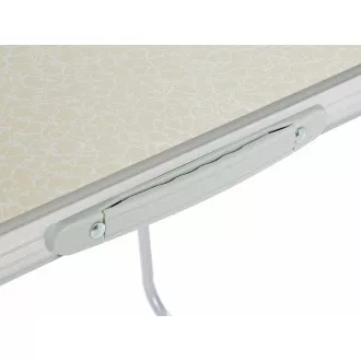 Klappbarer Campingtisch 80x60x70 cm, weiß
