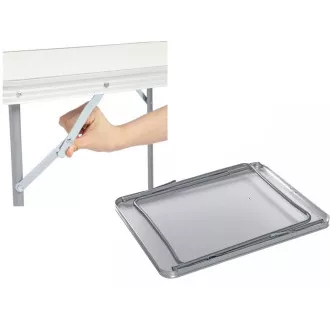 Klappbarer Campingtisch 80x60x70 cm, weiß