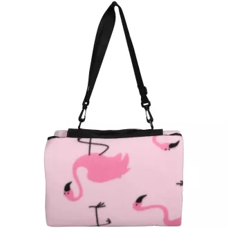 Runde Picknick-Decke 200 cm mit ALU-Bezug FLAMINGO