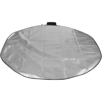 Runde Picknick-Decke 200 cm mit ALU-Bezug FLAMINGO