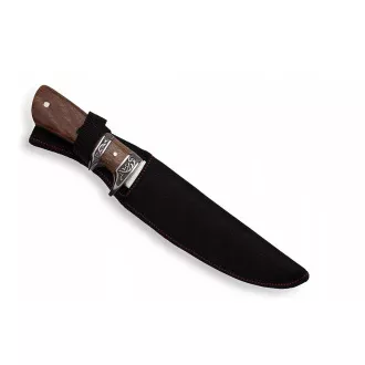 Wandermesser 31 cm mit Holzgriff und Scheide