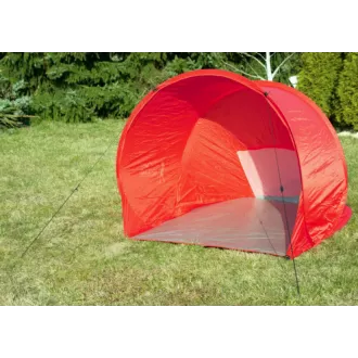 Selbstfaltendes Strandzelt ROYOKAMP 145x100x100 cm, rot
