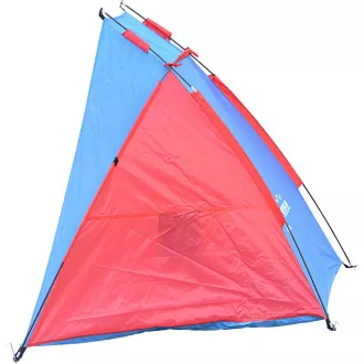 Strandzelt ROYOKAMP 200x100x105 cm, rot-blau Strandzelt ROYOKAMP 200x100x105 cm, rot-blau
