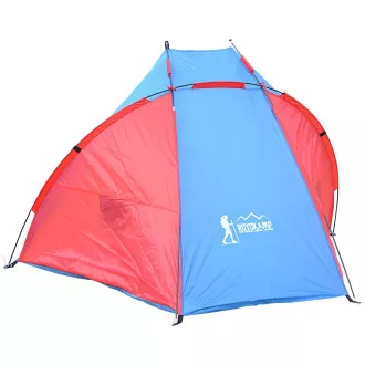 Strandzelt ROYOKAMP 200x100x105 cm, rot-blau Strandzelt ROYOKAMP 200x100x105 cm, rot-blau