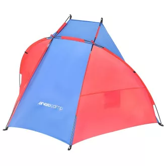 Strandzelt ROYOKAMP 200x100x105 cm, rot-blau Strandzelt ROYOKAMP 200x100x105 cm, rot-blau
