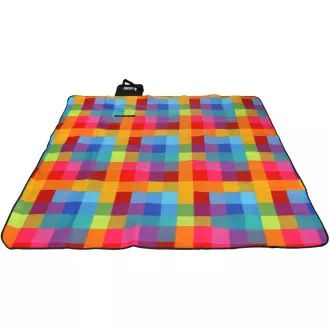 Picknickdecke 200x180 cm mit ALU-Bezug, Regenbogen Picknickdecke 200x180 cm mit ALU-Bezug, Regenbogen