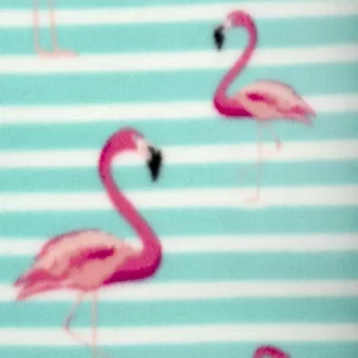 Picknick-Decke 200x200 cm MINT FLAMINGO