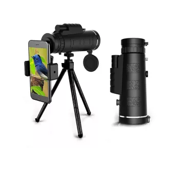 Monokulare 40x60 touristischen Fernglas mit Stativ für Telefon GENETIC-OPTIC