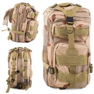 Militärischer Wanderrucksack 30 l, Schwarz