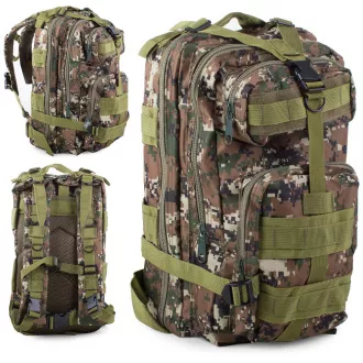 Militärischer Wanderrucksack 30 l, Schwarz