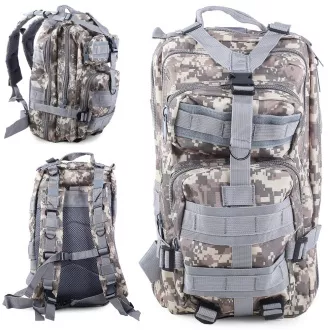 Militärischer Wanderrucksack 30 l, Schwarz