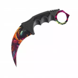 Klappmesser KARAMBIT CS:GO 19,5 cm, Muster:Hai Klappmesser KARAMBIT CS:GO 19,5 cm, Muster:Hai