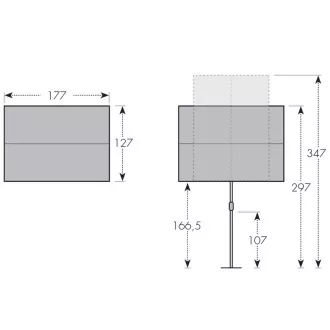 Doppler Balkonsichtschutz Active 180x130 cm anthrazit Doppler Balkonsichtschutz Active 180x130 cm anthrazit