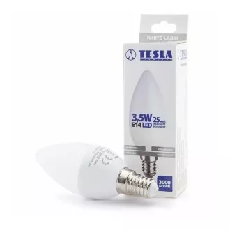 TESLA - LED CL143530-2, CANDLE Kerzenbirne, E14, 3,5W, 230V, 249lm, 25 000h, 3000K warmweiß