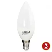TESLA - LED CL140540-4, CANDLE Kerzenbirne, E14, 5W, 230V, 470lm, 15 000h, 4000K cool white