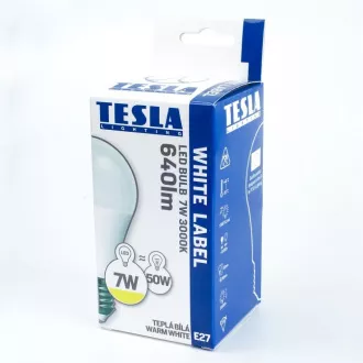 TESLA - LED BL270927-5D, Glühbirne BULB E27, 9W, 230V, 806lm, 30 000h, 2700K warmweiß, 200°, st TESLA - LED BL270927-5D, Glühbirne BULB E27, 9W, 230V, 806lm, 30 000h, 2700K warmweiß, 200°, st
